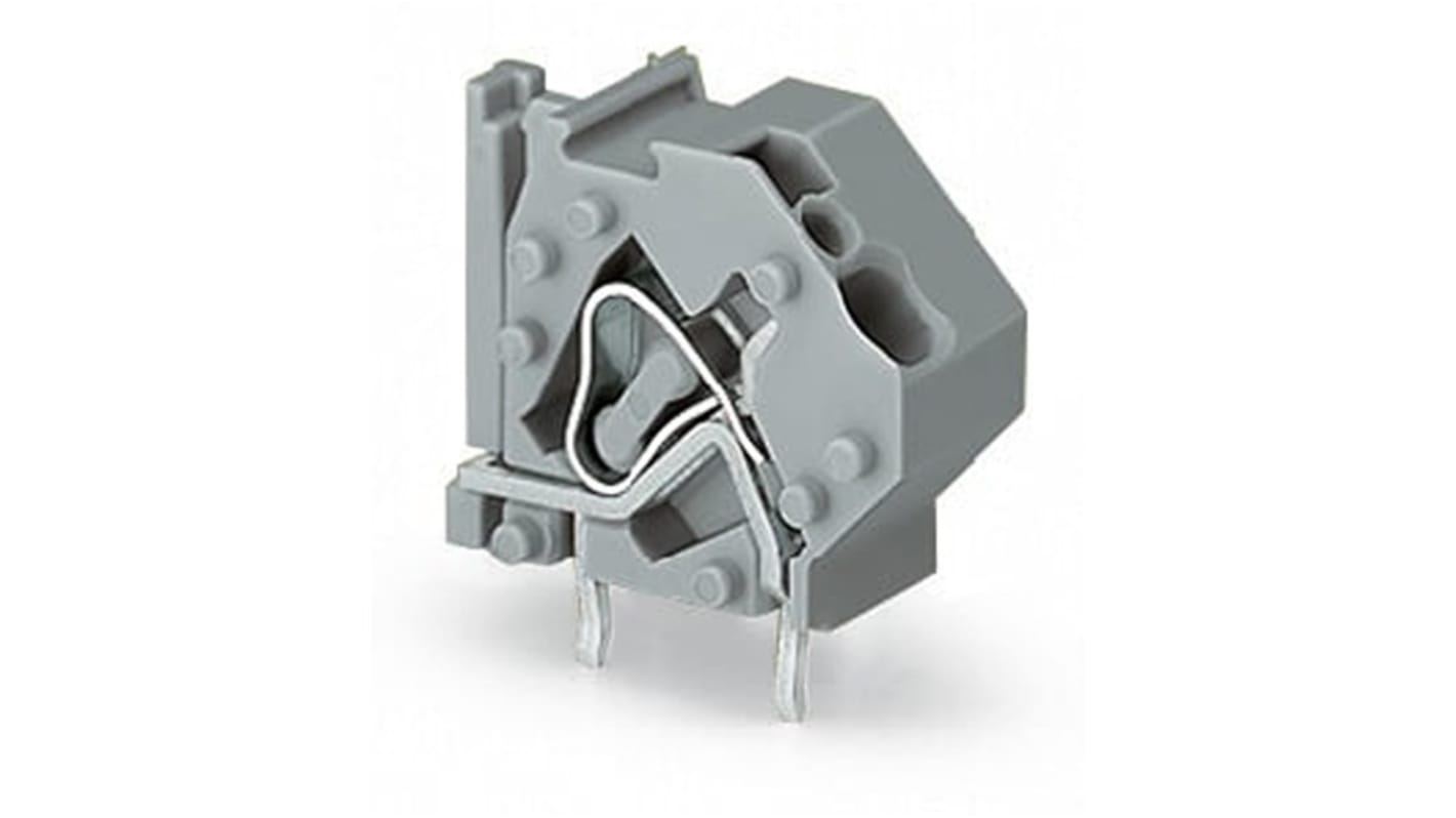Morsettiera per circuito stampato WAGO Femmina a 1 via, 1 fila, passo 10mm, Montaggio PCB