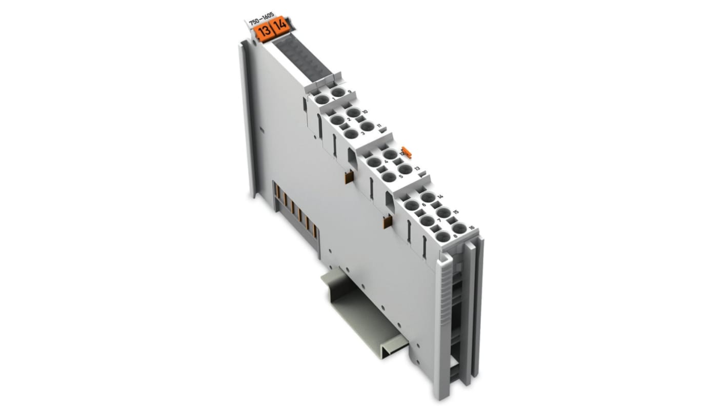 WAGO Distribution Block, 16 Way, 0.08 → 1.5mm², 10A, Light Grey