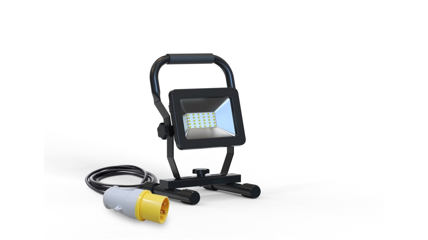 RS PRO LED Work Light, 2400 lm, CEE Plug, 110 V ac, IP44