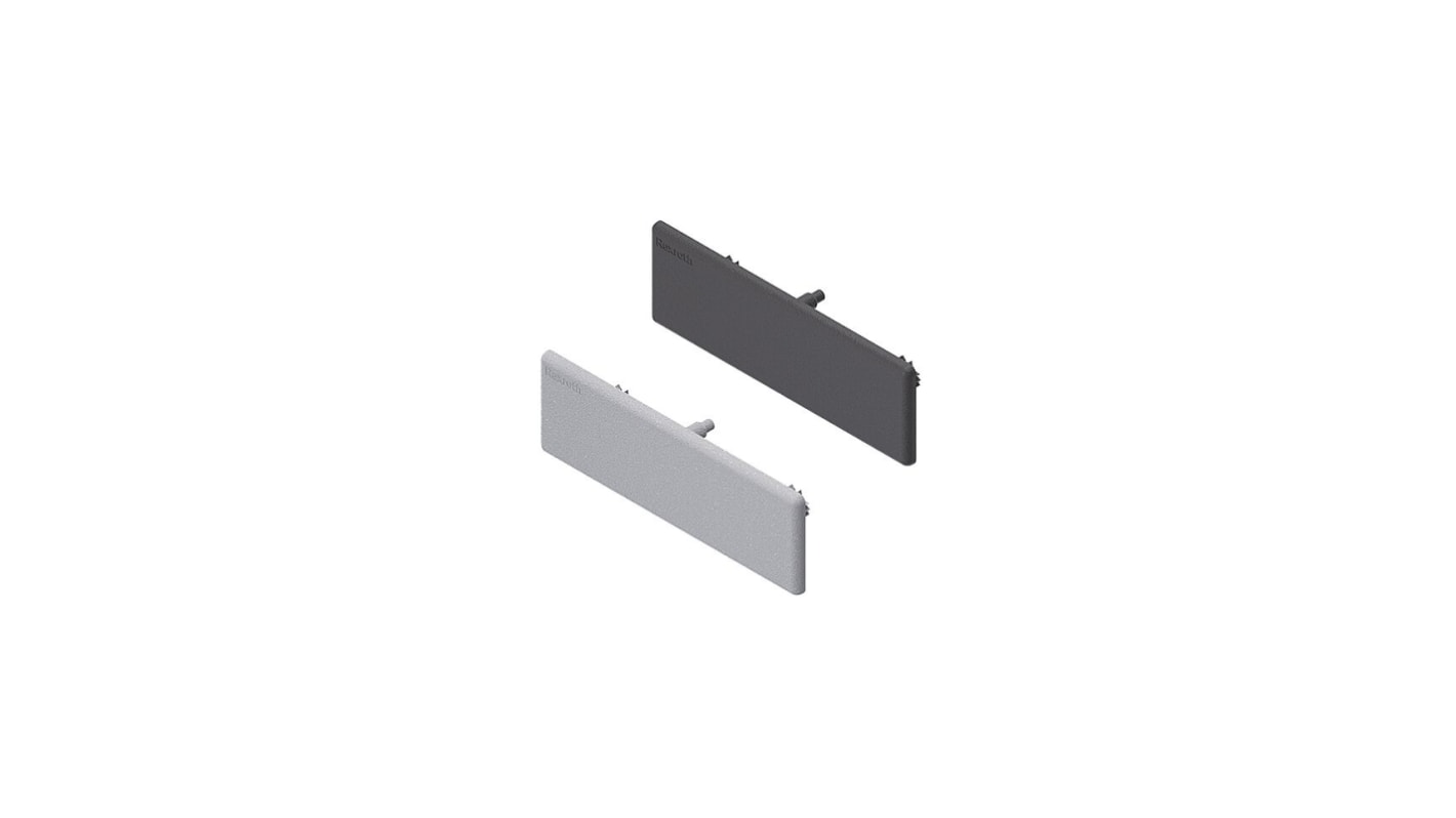 Bosch Rexroth Black PP Cover Cap, 20 x 60 mm Strut Profile, 6mm Groove