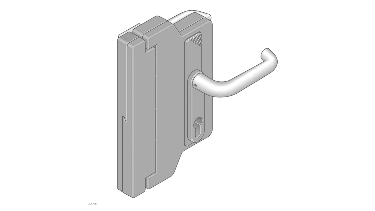 Cerradura de puerta Bosch Rexroth 3842554152 de Aluminio, ranura de 8mm