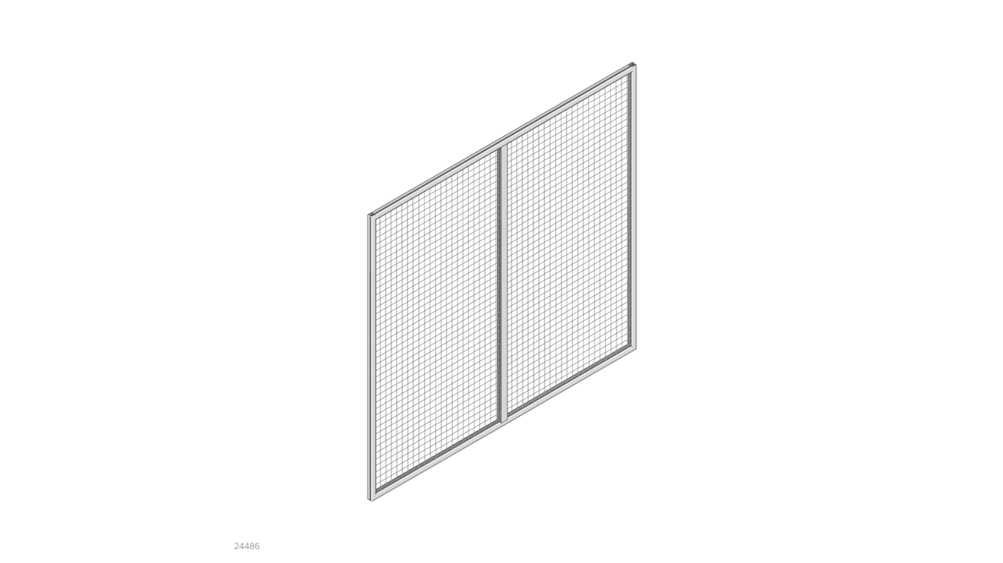 Bosch Rexroth Safety Fencing EcoSafe 2000 mm Height, 1.8m Width