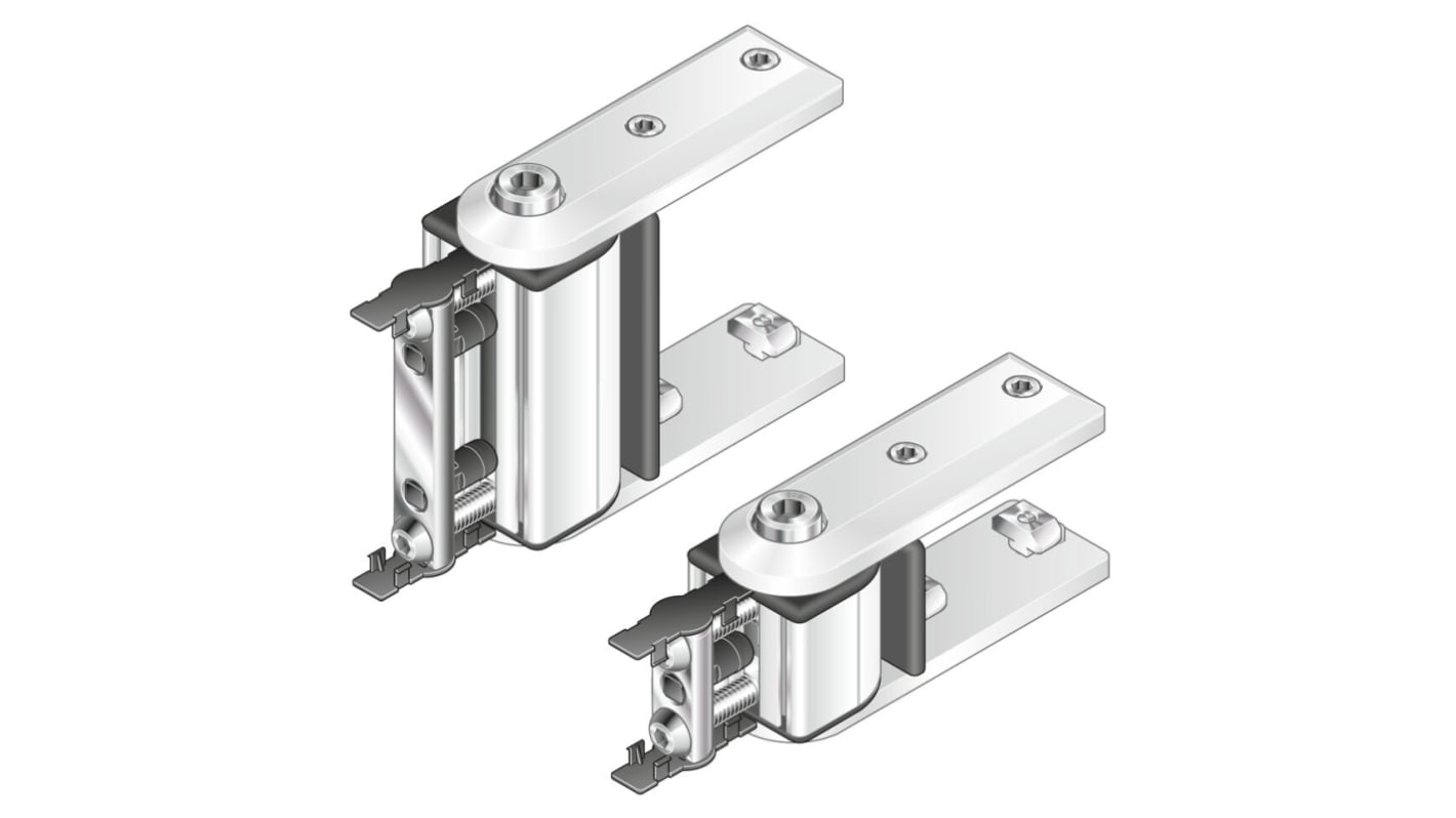 Bosch Rexroth Zinkdruckguss Montagewinkel, Steckverbinderhalterung und Gelenk-System, 45 x 45mm