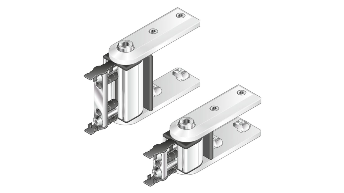 Bosch Rexroth Zinkdruckguss Montagewinkel, Steckverbinderhalterung und Gelenk-System, 40 x 40mm