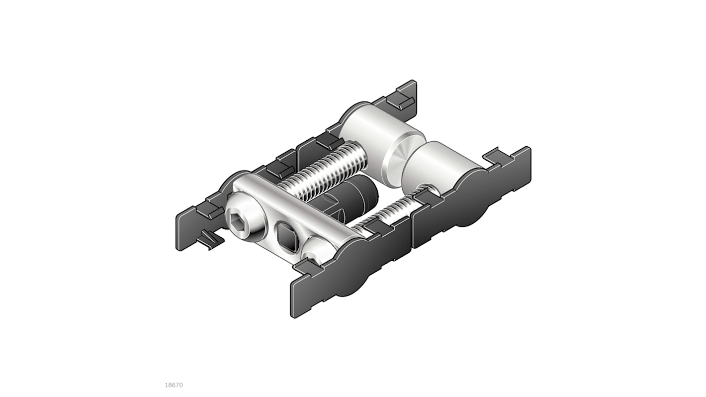 Herraje para puertas y ventanas Bosch Rexroth 3842554440, ranura de 10mm