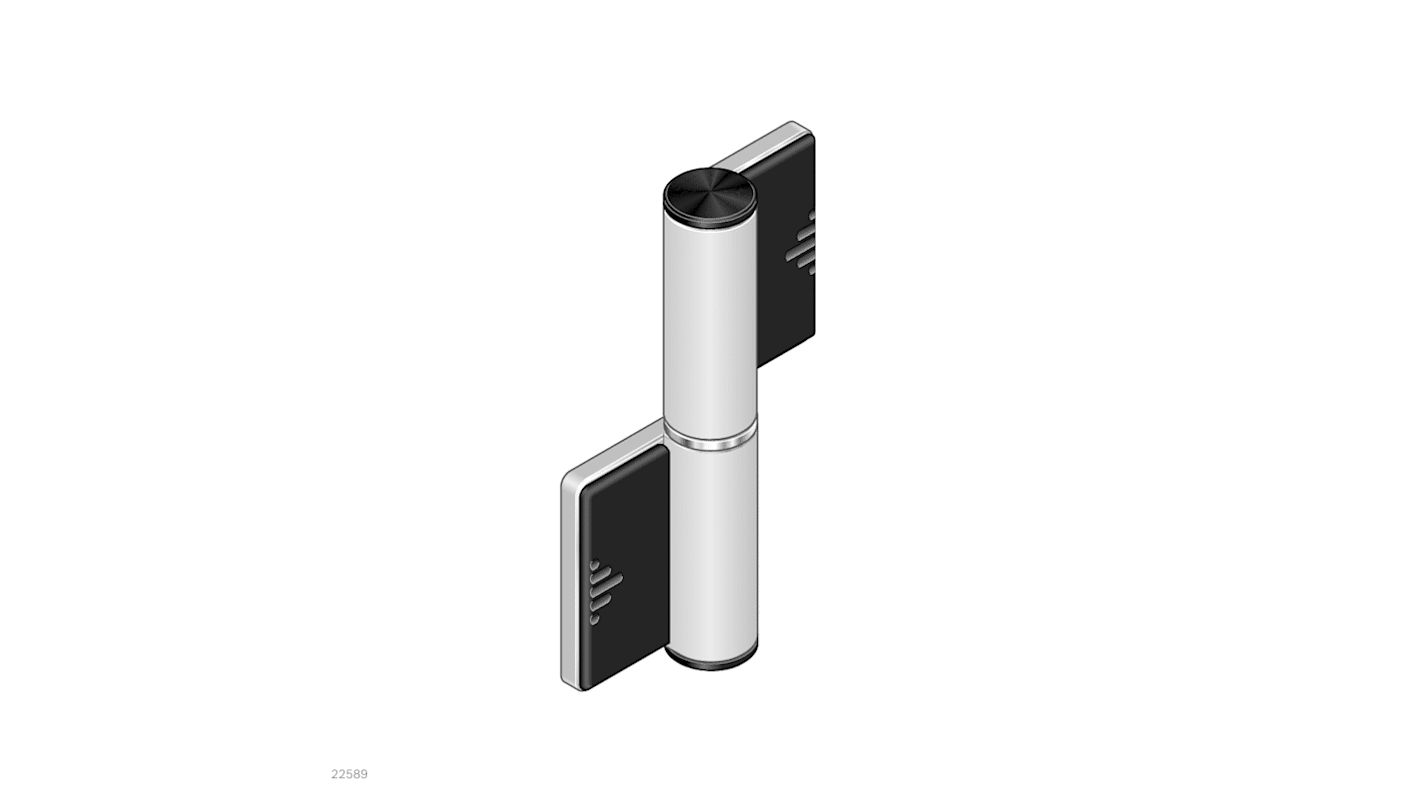Bosch Rexroth 旗形合页 压铸锌合页, 106mm长x18mm厚, 自由摆动闭合, 螺栓固定固定