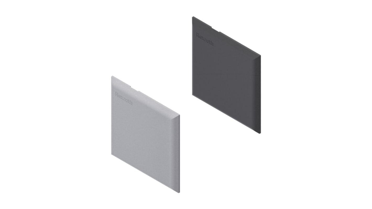 Bosch Rexroth Grey PP Cover Cap, 60 x 60mm 60 x 60 mm Strut Profile