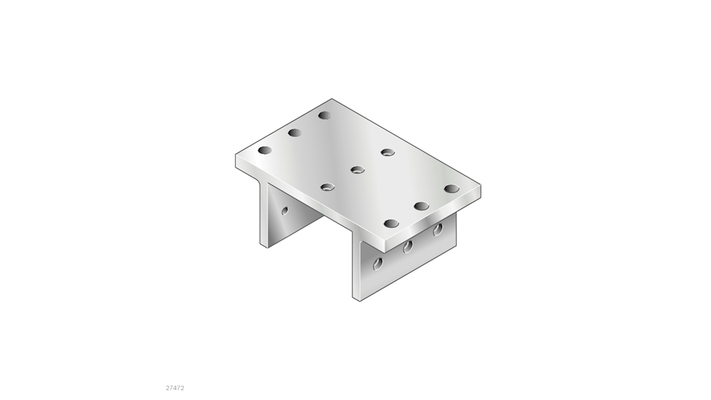 Patín Bosch Rexroth serie EcoSlide, dimensiones 124mm x 80mm, para raíl de 60mm