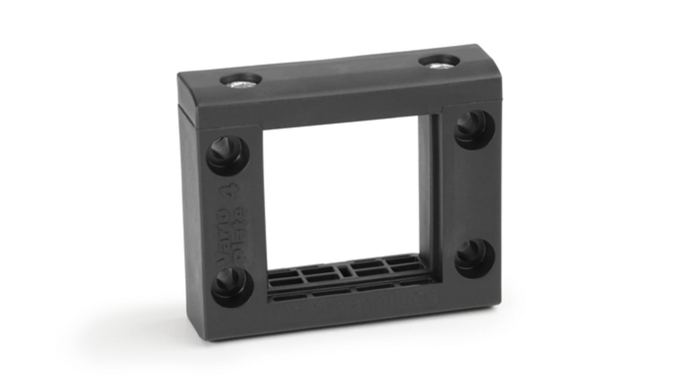 HellermannTyton Glass Fibre Reinforced, Polyamide Cable Trunking Frame, 21 x 61 x 72.8mm, Sistema passacavi VarioPlate