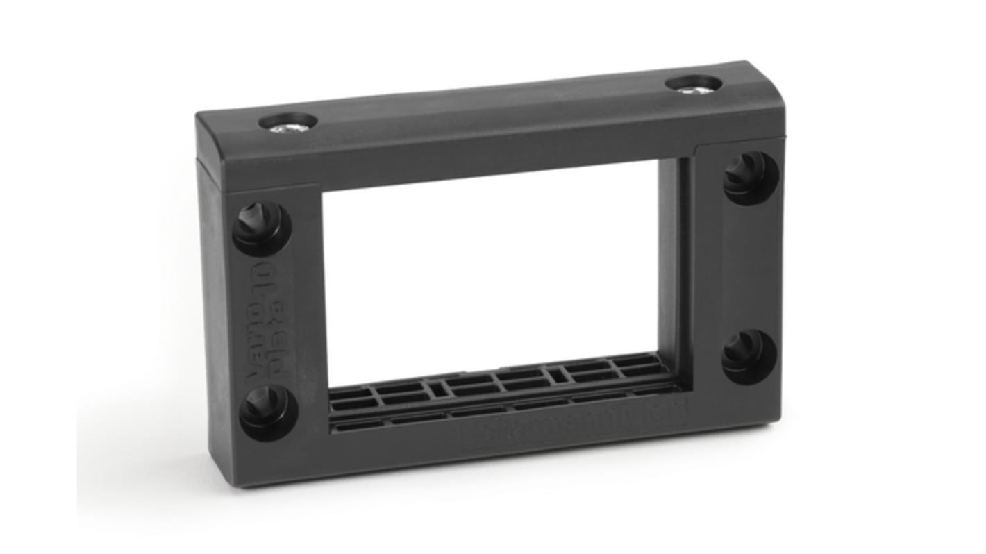 HellermannTyton Glass Fibre Reinforced, Polyamide Cable Trunking Frame, 21 x 61 x 96.5mm, VarioPlate Cable Entry System