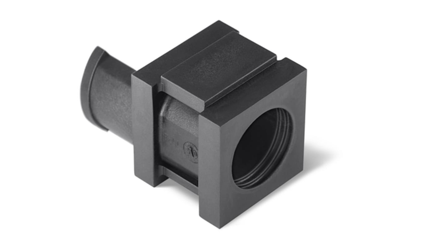 HellermannTyton グロメットサポート, 熱可塑性エラストマ, 20 x 21 x 21mm 440-00017 VP-S_15-16_INS-SGL-TPE-BK