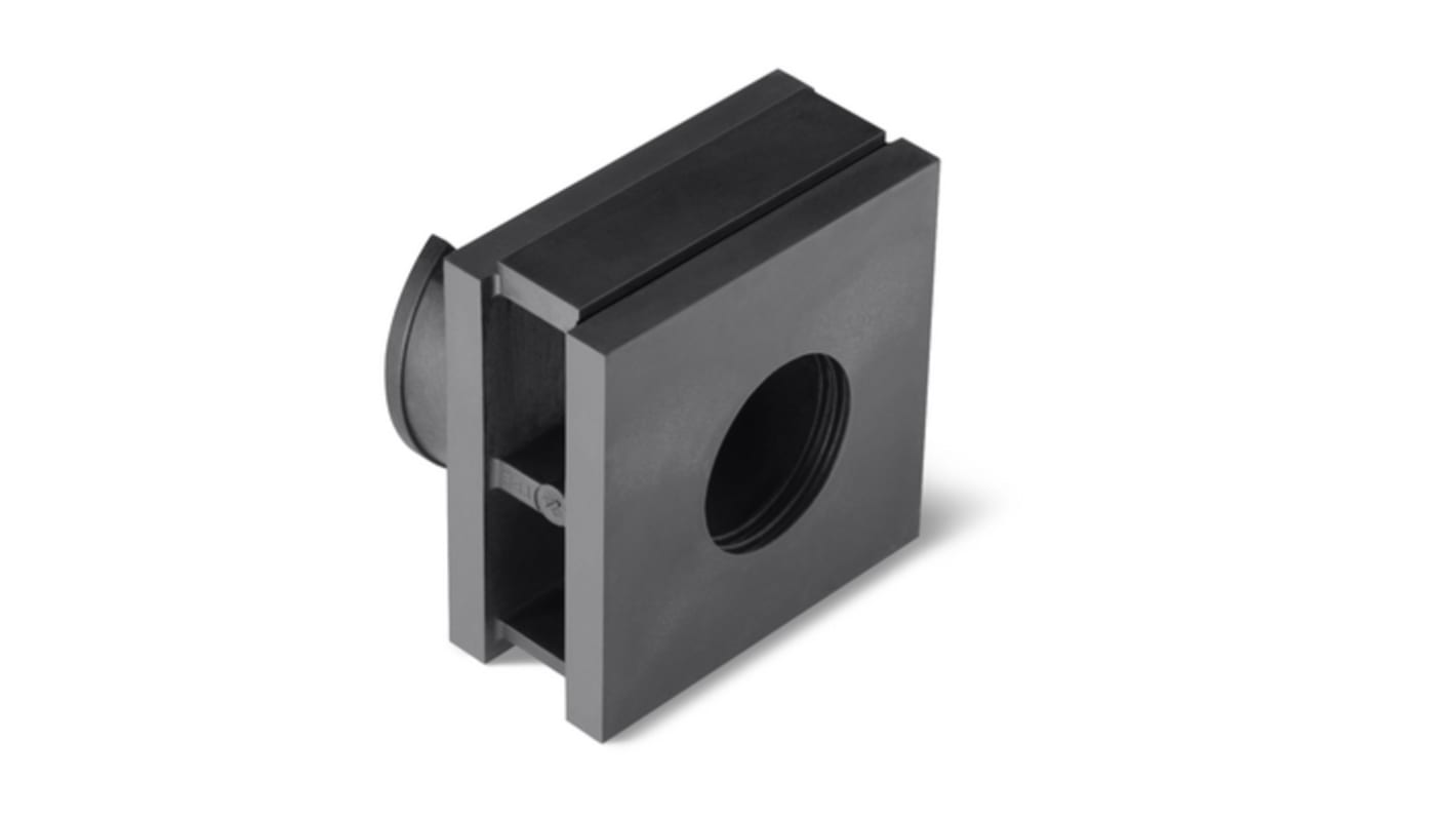 HellermannTyton Thermoplastic Elastomer Grommet support, 20 x 42.2 x 42.2mm, Supporto passacavi VarioPlate