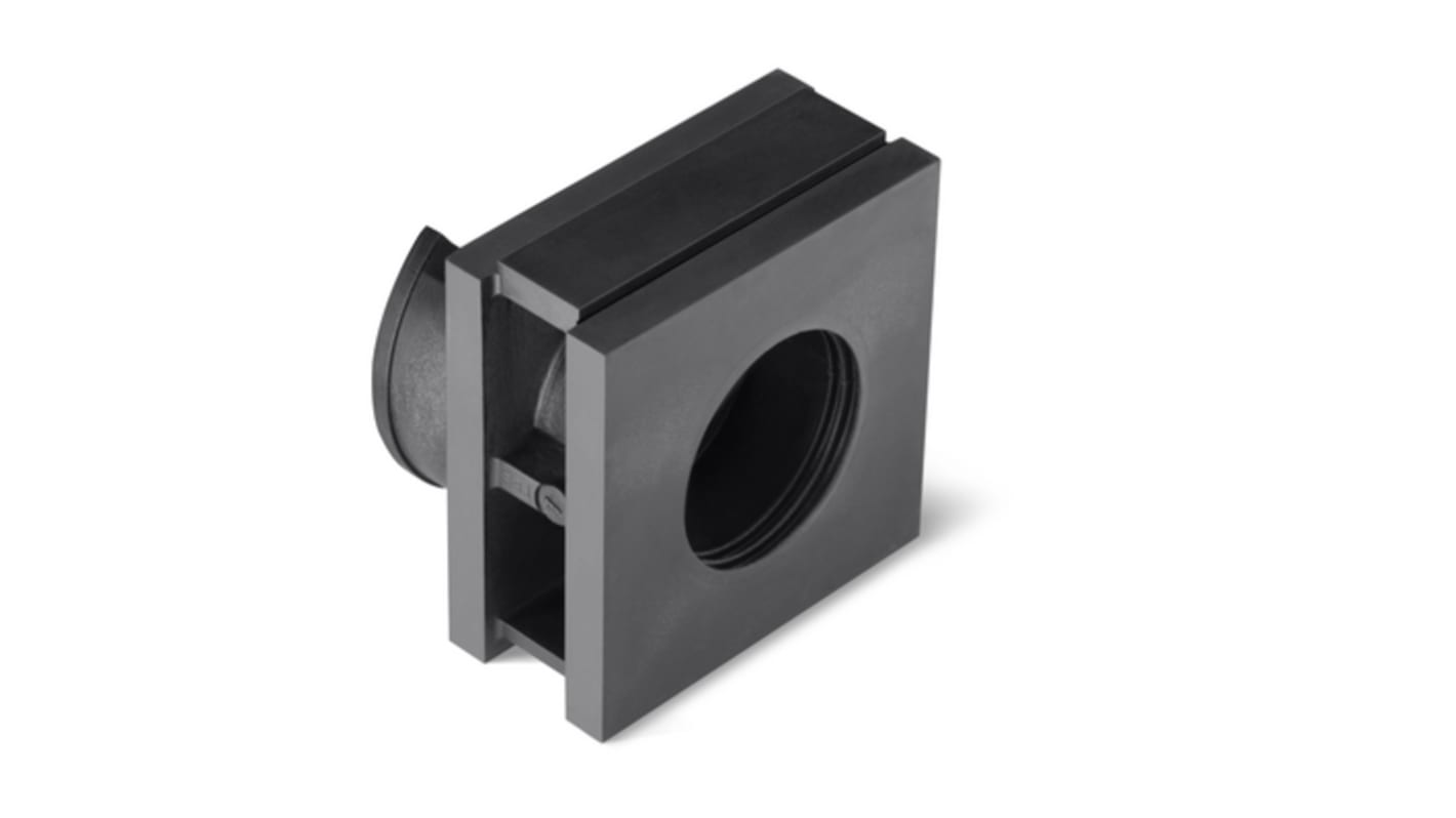 HellermannTyton Low-Smoke Thermoplastic Elastomer (TPE) Cable Trunking Accessory, 20 x 42.2 x 42.2mm, VarioPlate Cable