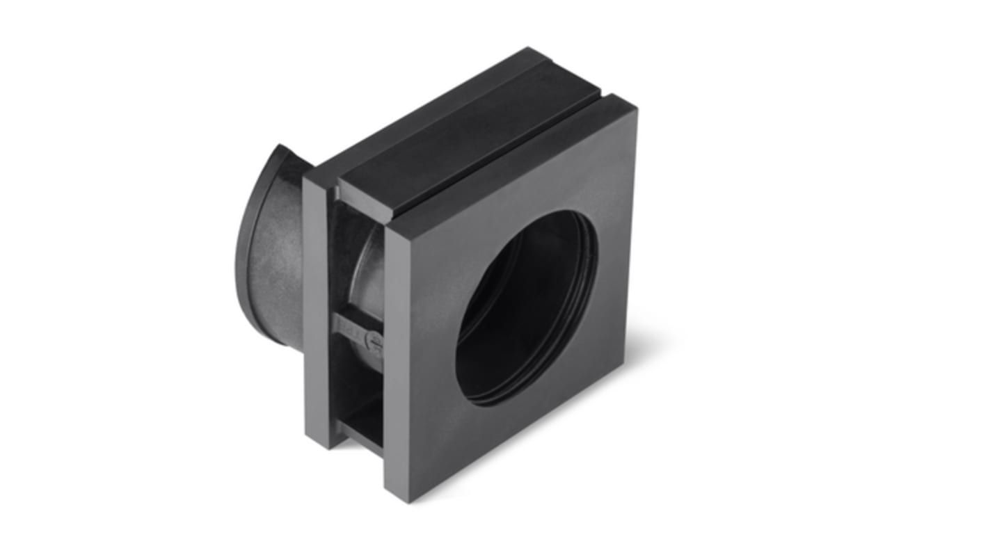 HellermannTyton Low-Smoke Thermoplastic Elastomer (TPE) Cable Trunking Accessory, 20 x 42.2 x 42.2mm, VarioPlate Cable