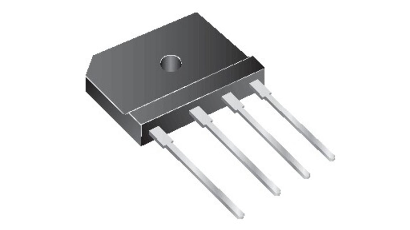 Vishay Bridge Rectifier, 15A, 600V, 4-Pin