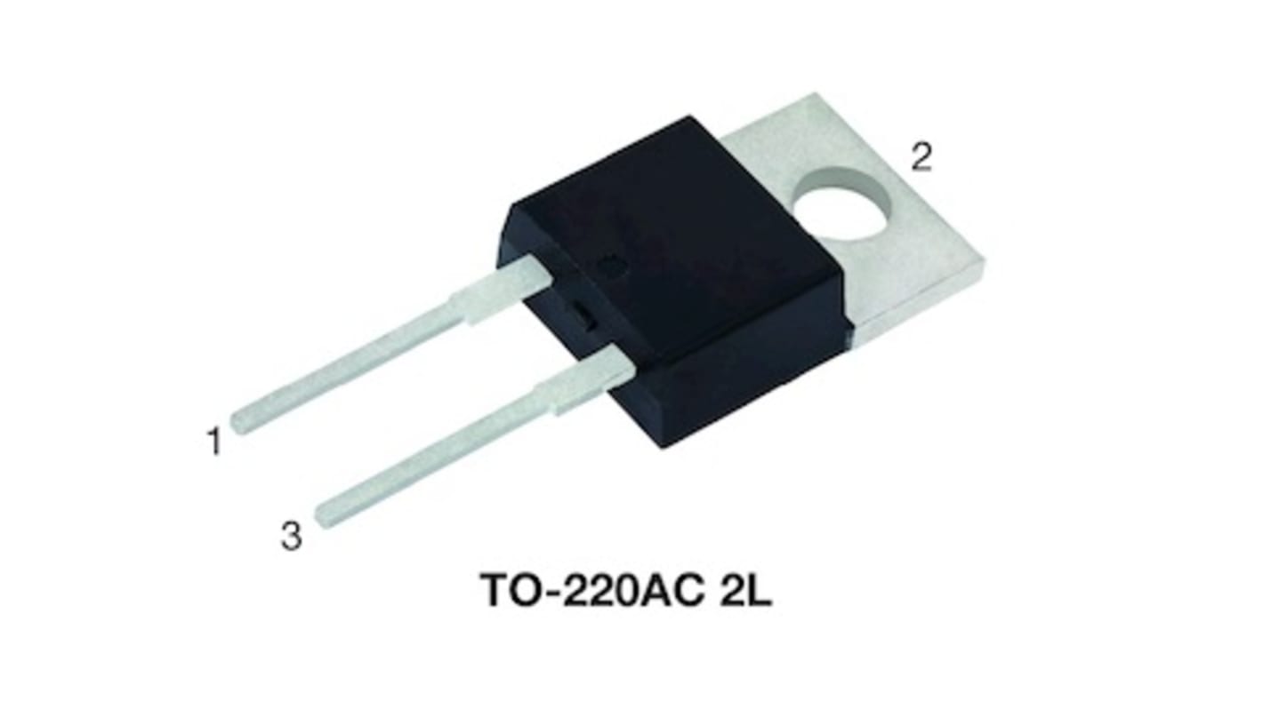 Vishay 650V 6A, Schottky Rectifier & Schottky Diode, 3-Pin TO-220AC 2L VS-3C06ET07T-M3