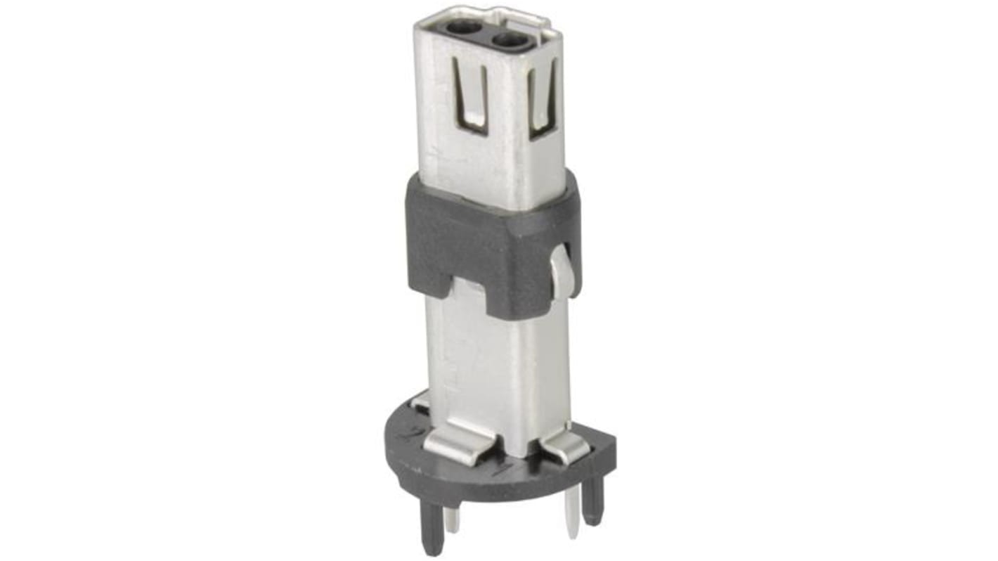 Conector Ethernet Hembra HARTING serie HARTING T1 Industrial, de 2 vías, apantallado