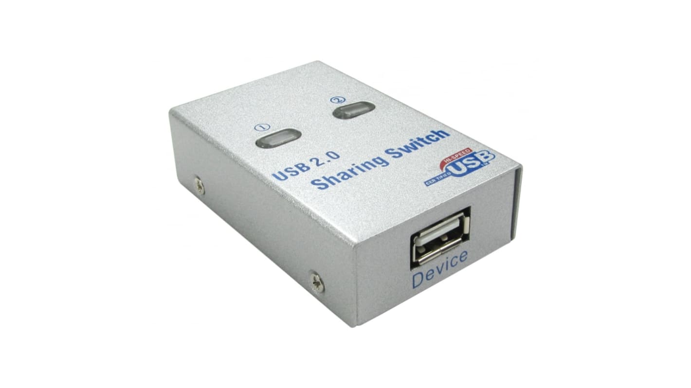 NewLink 2 Port USB 2.0 USB A  Hub, USB Powered, 66 x 43 x 19mm