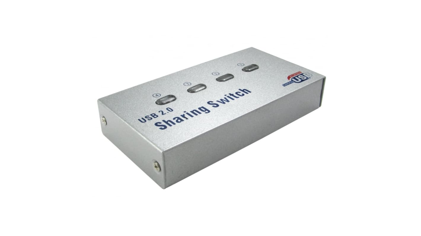 NewLink 4 Port USB 2.0 USB A  Hub, USB Powered, 100 x 52 x 14mm