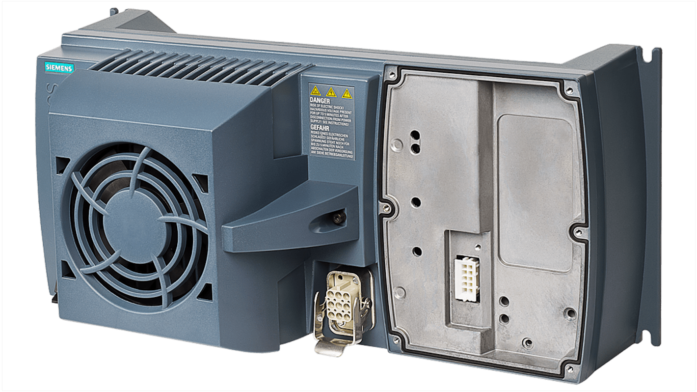 Siemens Inverter Drive, 4 kW, 3 Phase, 400 V, 9.5 A, SINAMICS G120D Series