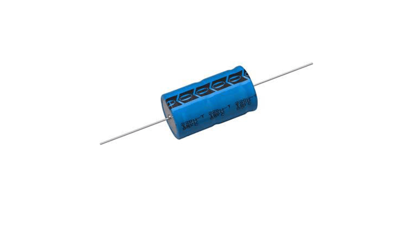 Condensateur Vishay, Aluminium électrolytique 100μF, 63V c.c.