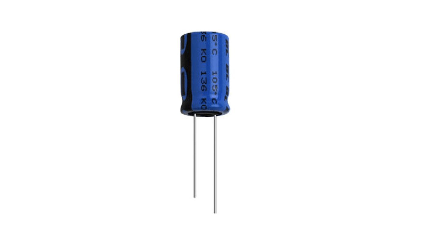 Vishay 220μF Aluminium Electrolytic Capacitor 63V dc - MAL213638221E3