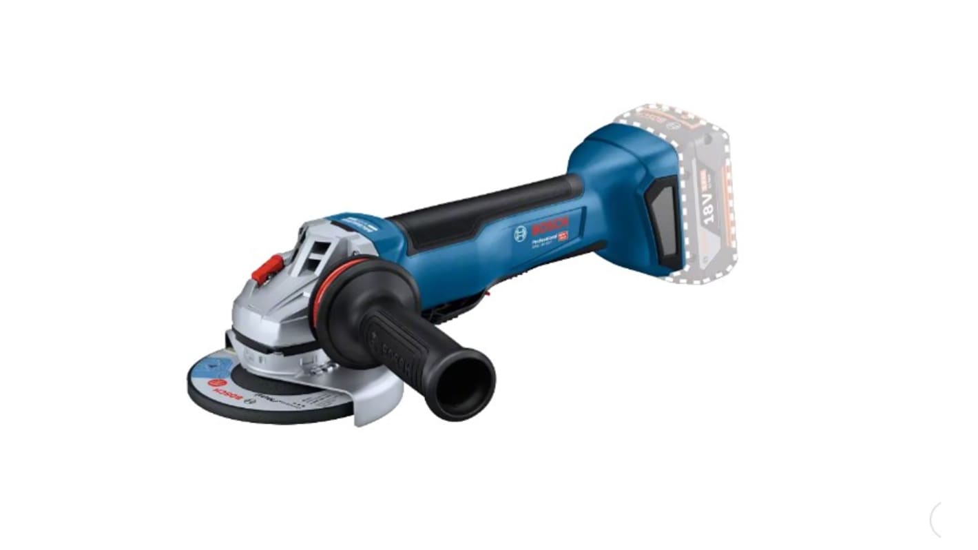 Bosch GWS 18V-10 P 125mm Cordless Angle Grinder, Cordless