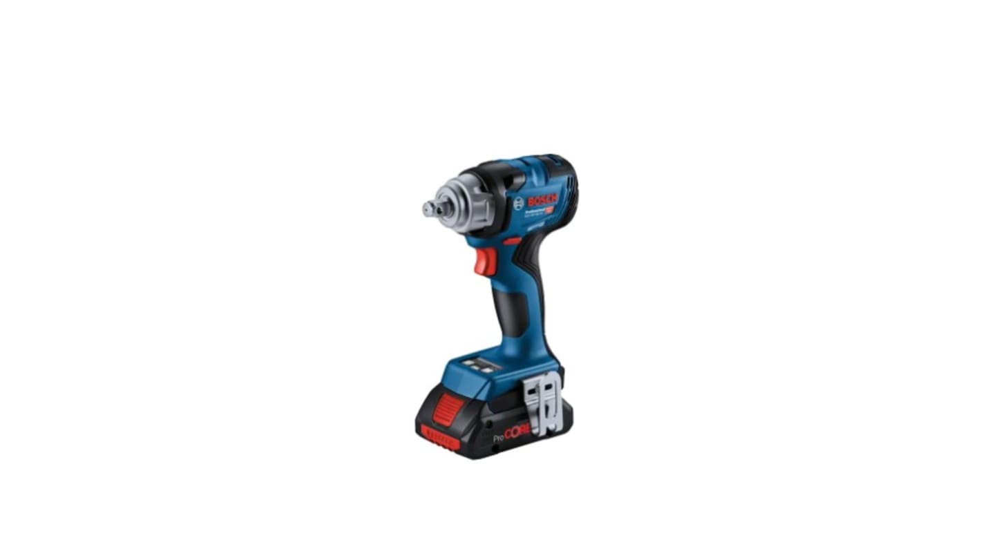 Bosch M8-M18 18V, 4Ah Cordless Impact Wrench, Euro Plug