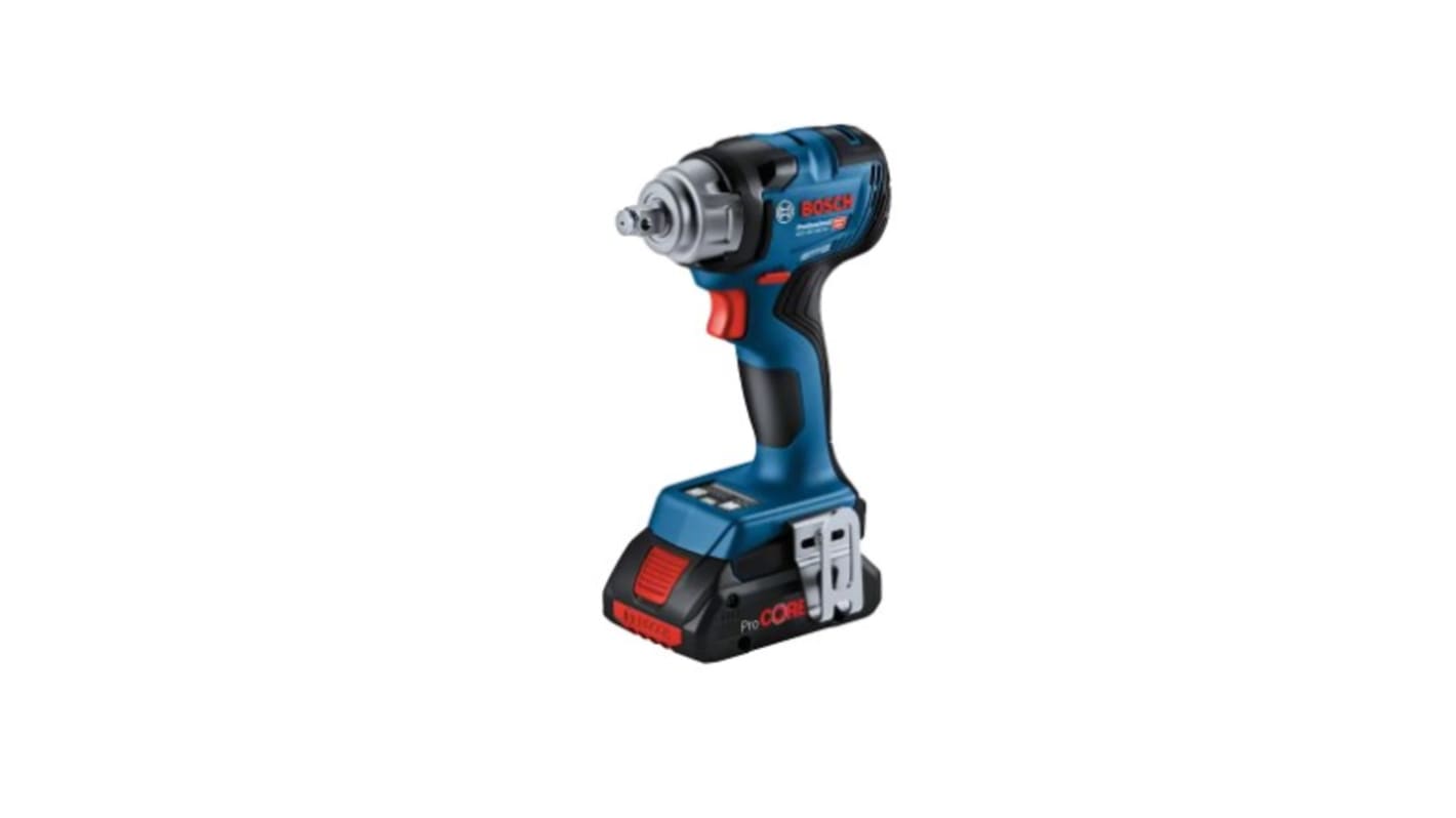 Bosch M8-M18 18V, 4Ah Cordless Impact Wrench, Euro Plug