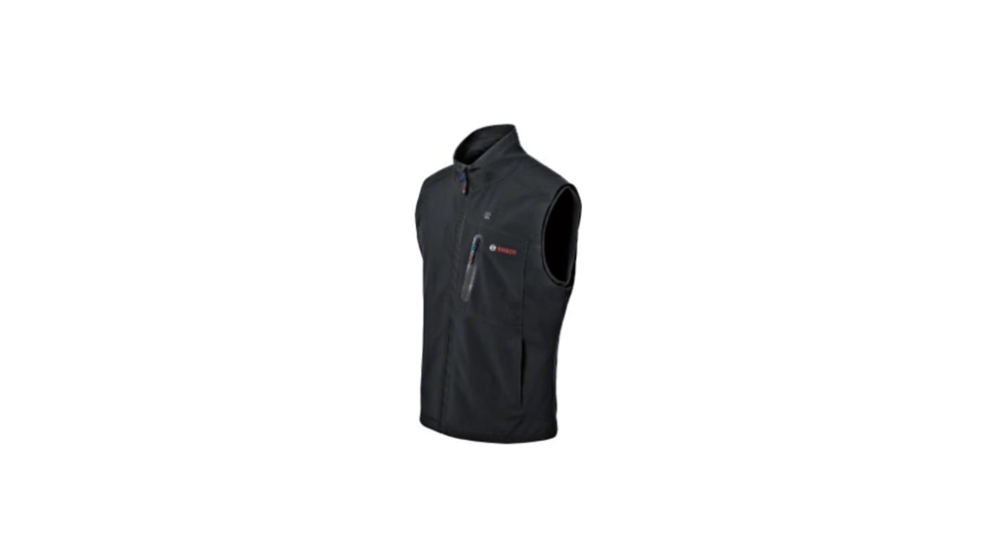 Bosch GHV Beheizte Jacke Herren Softshell Jacke Wärmeisolierung Schwarz, Größe XXL