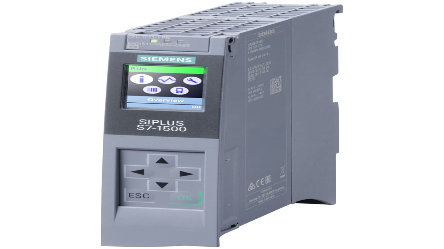 CPU PLC Siemens SIPLUS S7-1500, ingressi: 2