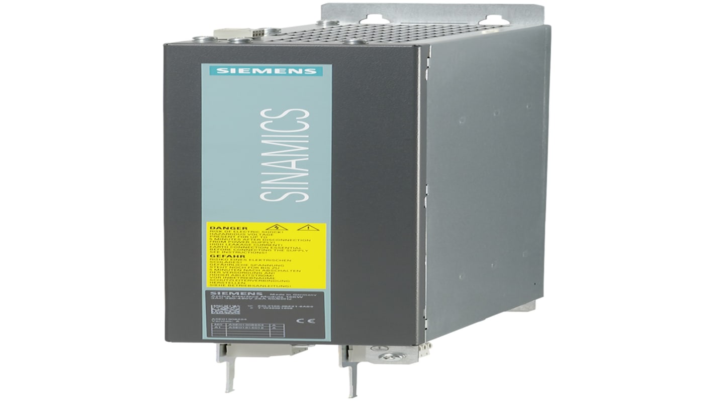 Siemens 16 kW Power Module, 24 V, 3 Phase, 26 A, Current Controller Function, 480 V dc