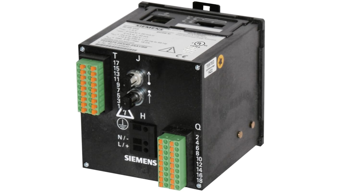 Siemens SICAM AI Montageschiene für SIPROTEC-Geräte Analog Eingang 100 - 230 V ac