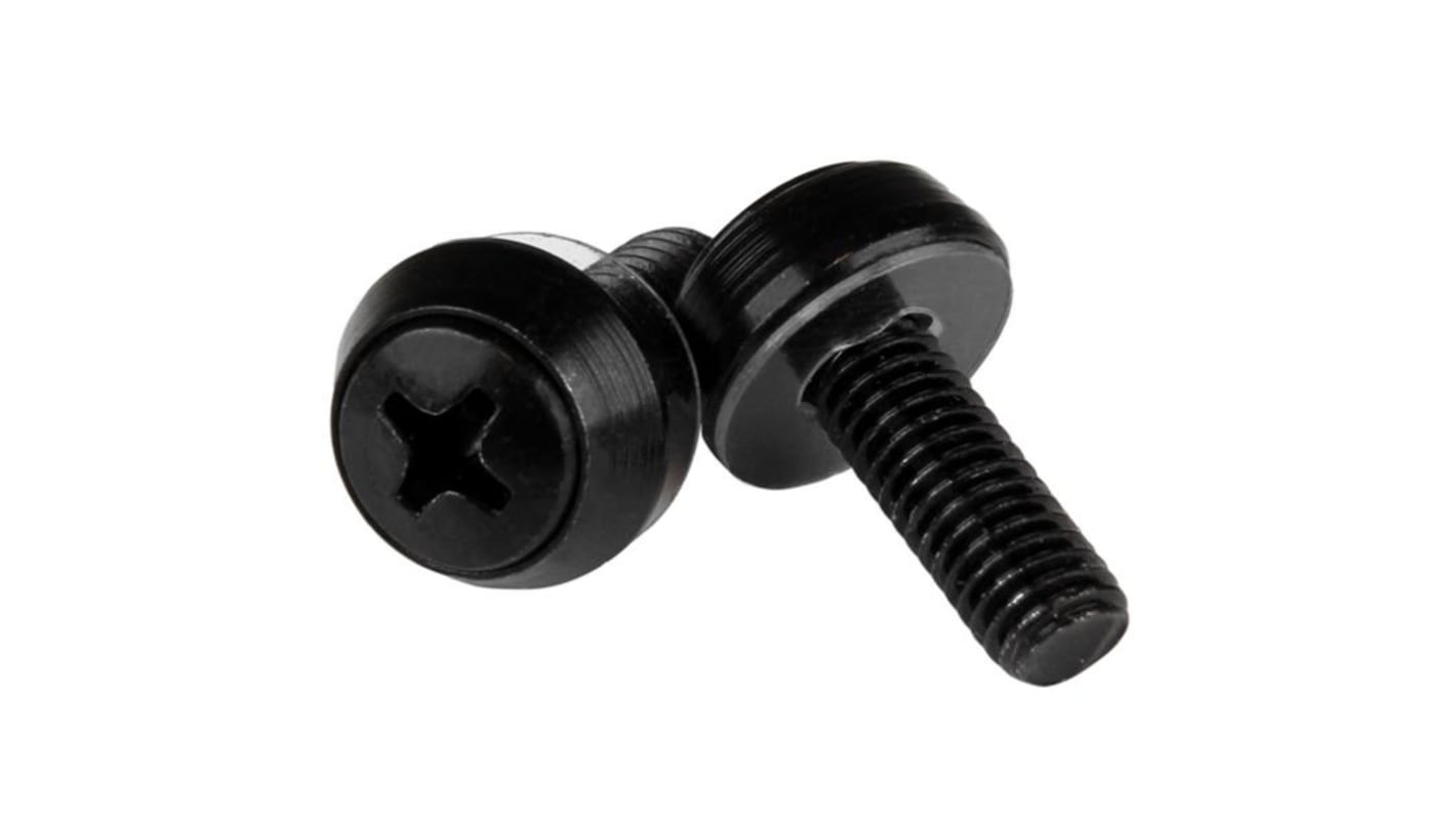 StarTech.com CABS Series Screw for Use with Rack Mounting, M6mm Thread, 50 Piece(s), 0.6 x 0.6 x 0.6in
