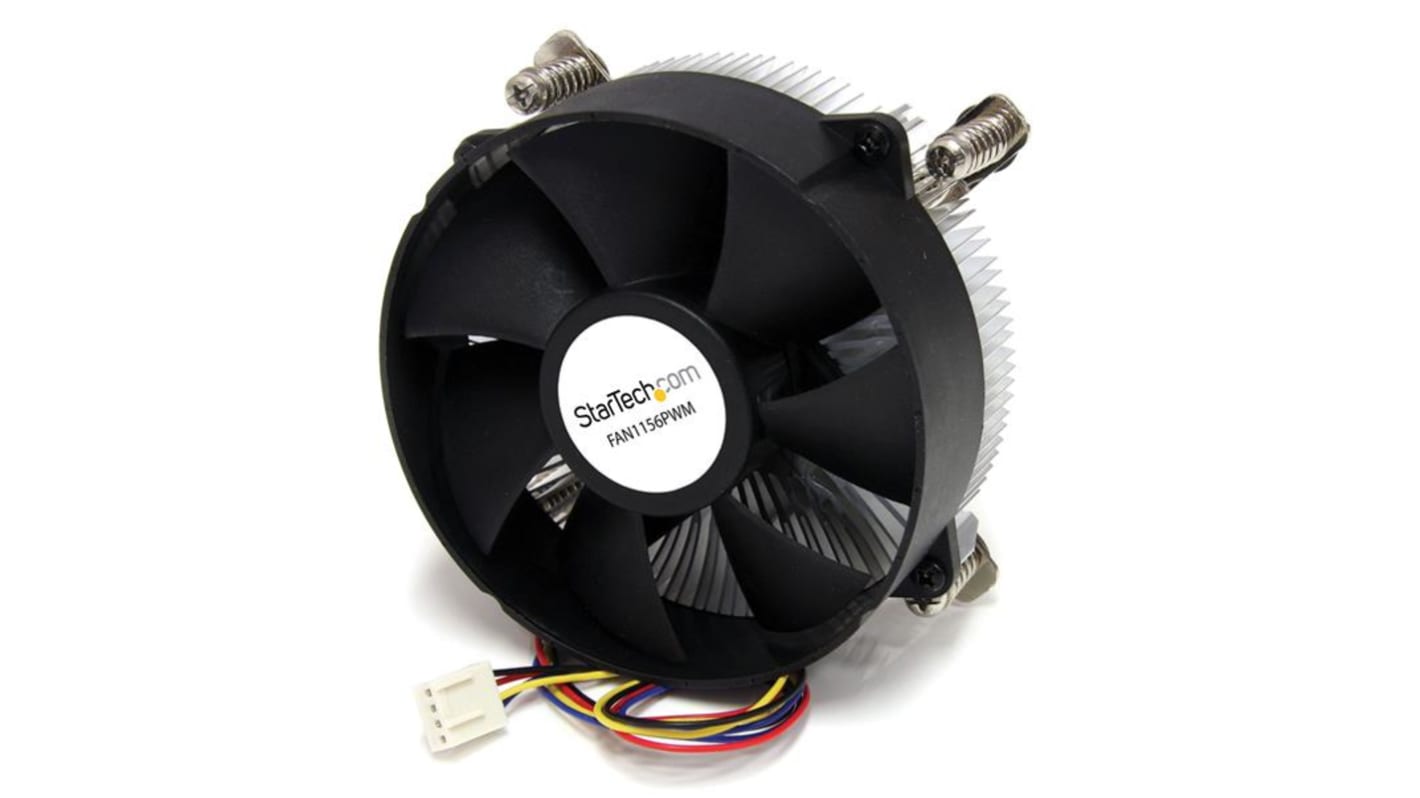 StarTech.com Axial Fan, 12 V dc, dc Operation, 65.61cfm, 350mA Max, 3.7 x 3.7 x 2.2in