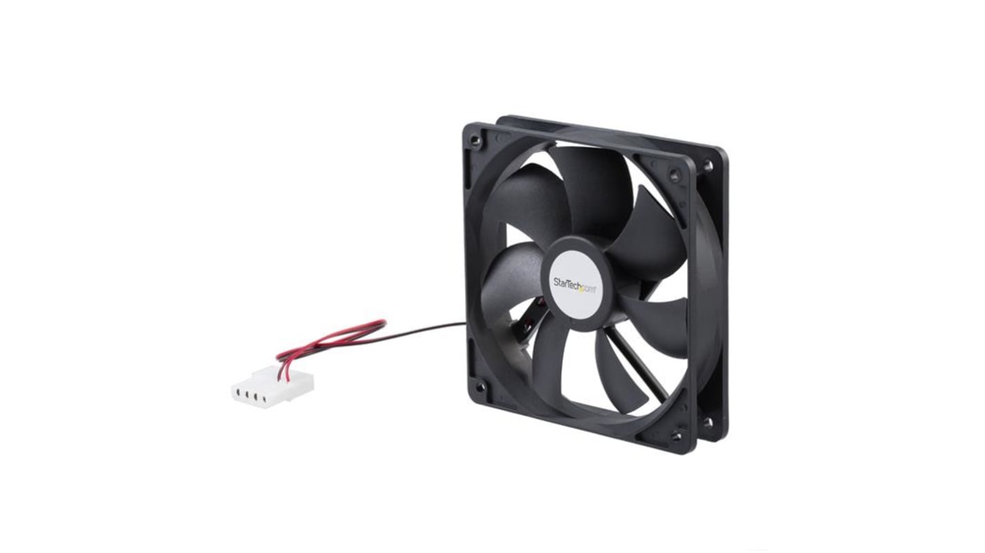StarTech.com Axial Fan, 12 V dc, dc Operation, 72.94cfm, 4.7 x 4.7 x 1in