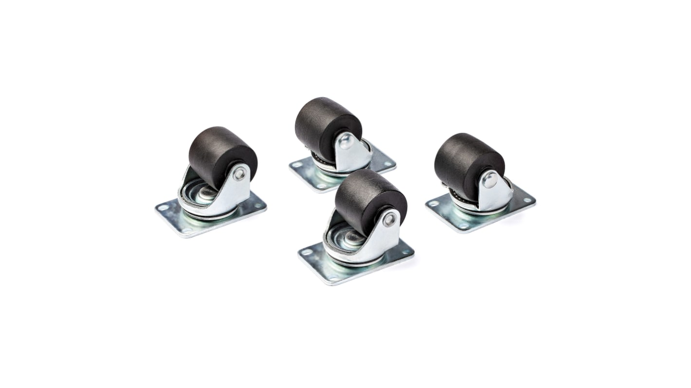 StarTech.com Swivel Castor Wheel, 250kg Capacity, 50mm Wheel