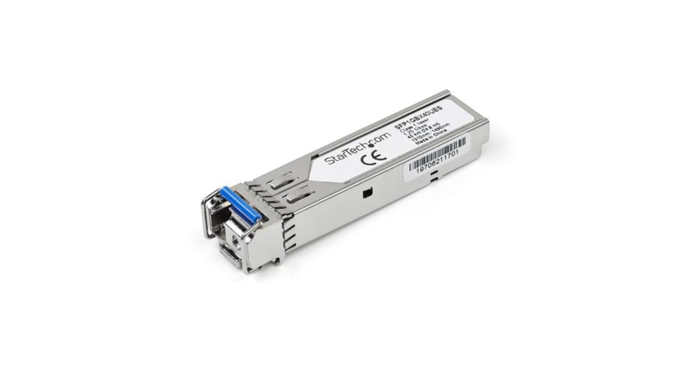 StarTech.com Dell EMC Compatible LC Single Mode SFP Transceiver Module, Full Duplex, 1000Mbit/s