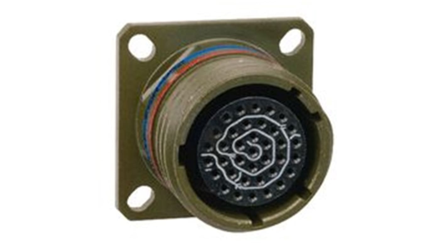 Amphenol Limited, D38999 Threaded Entry 66 Way Panel Mount MIL Spec Circular Connector Receptacle, Socket