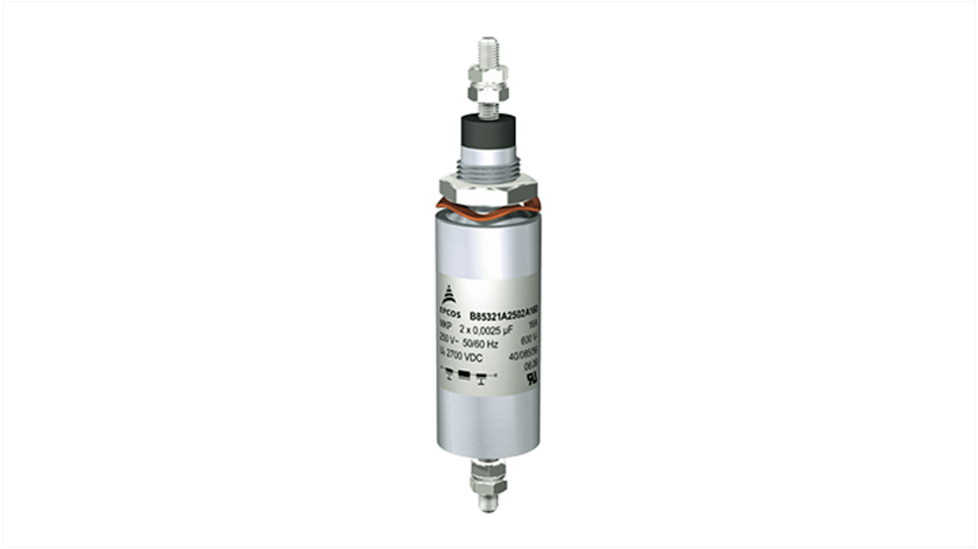 EPCOS, B85321A, EMI Filter, 600 V 50 Hz, 60 Hz, 500A, Through Hole, 80 x 16mm