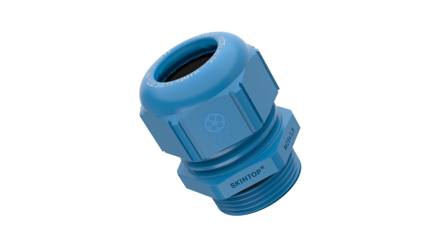 Lapp SKINTOP KR-M 20 Series Blue Polyamide Cable Gland, M20 Thread, IP68