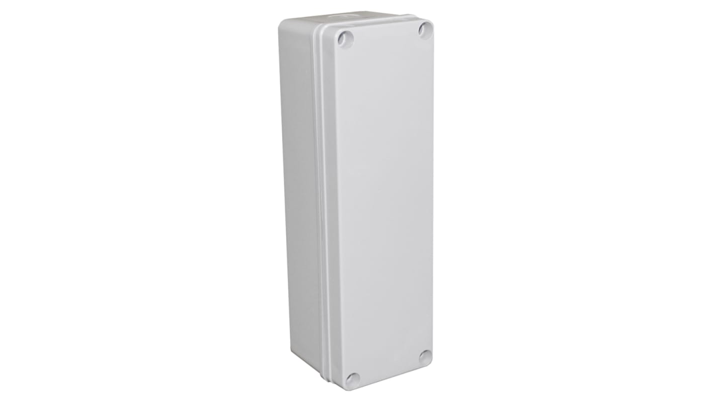 CAMDENBOSS X6 Series Grey ABS General Purpose Enclosure, IP67, IK08, Grey Lid, 250x80x70mm