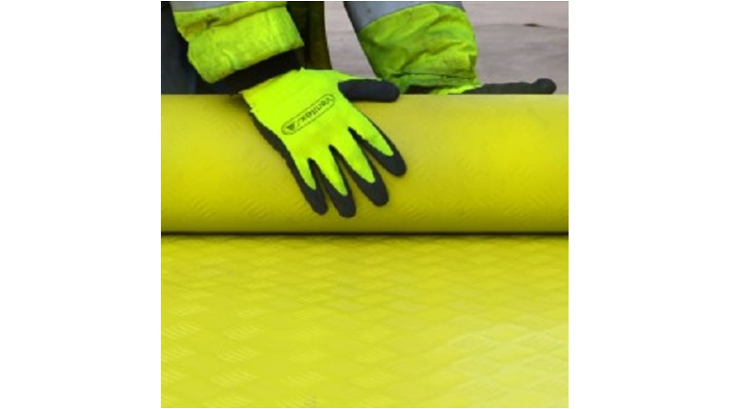 RS PRO Check Plate Hi-Viz Yellow Matting
