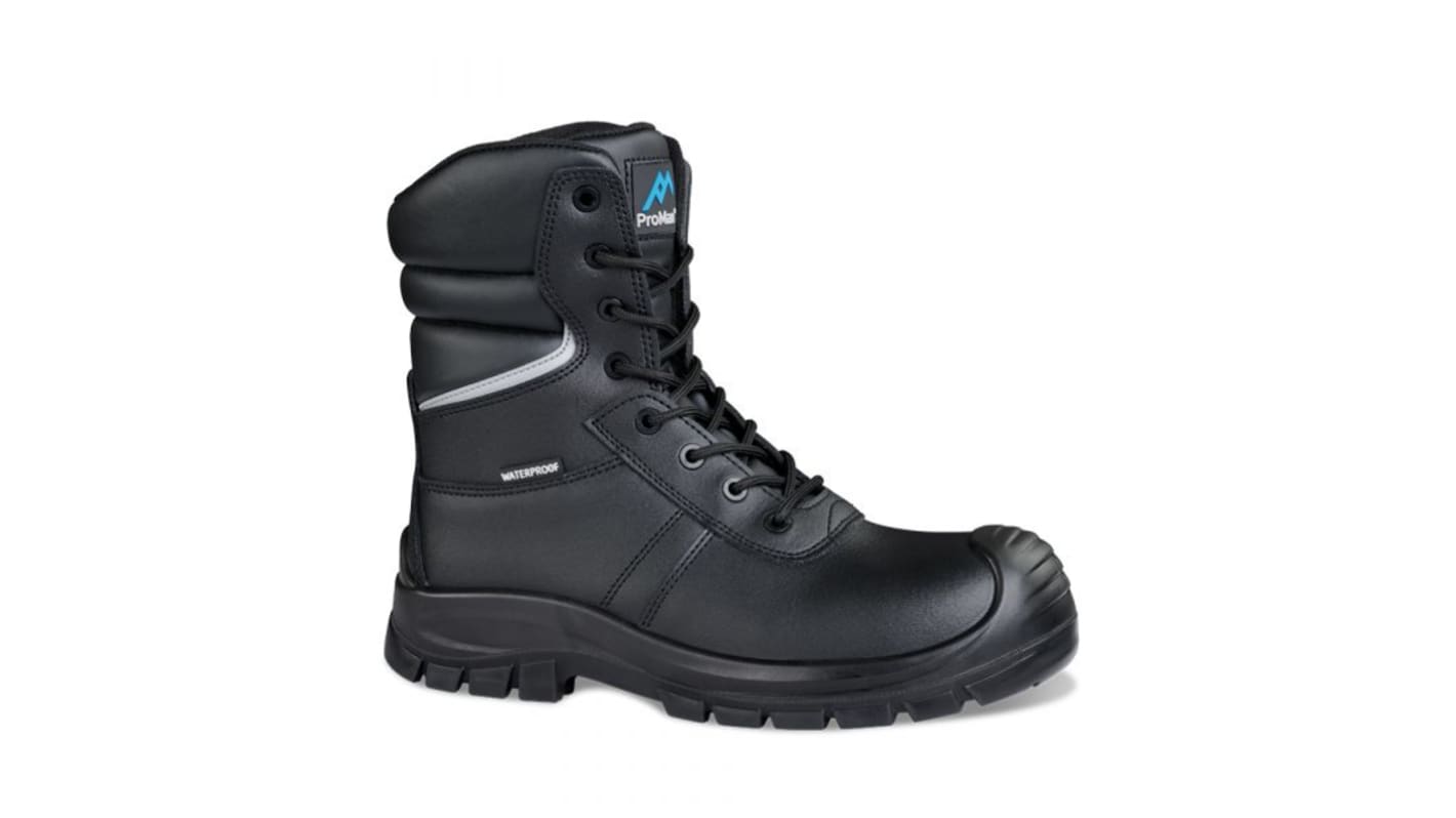 Rockfall Delaware Black Non Metallic Toe Capped Unisex Safety Boot, UK 10, EU 44