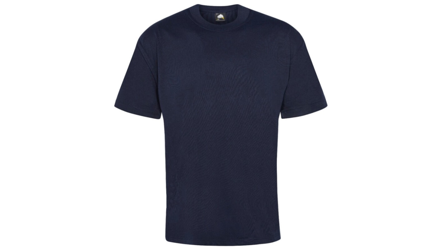 Orn Navy 35% Cotton, 65% Polyester Short Sleeve T-Shirt, UK- 3XL, EUR- 3XL
