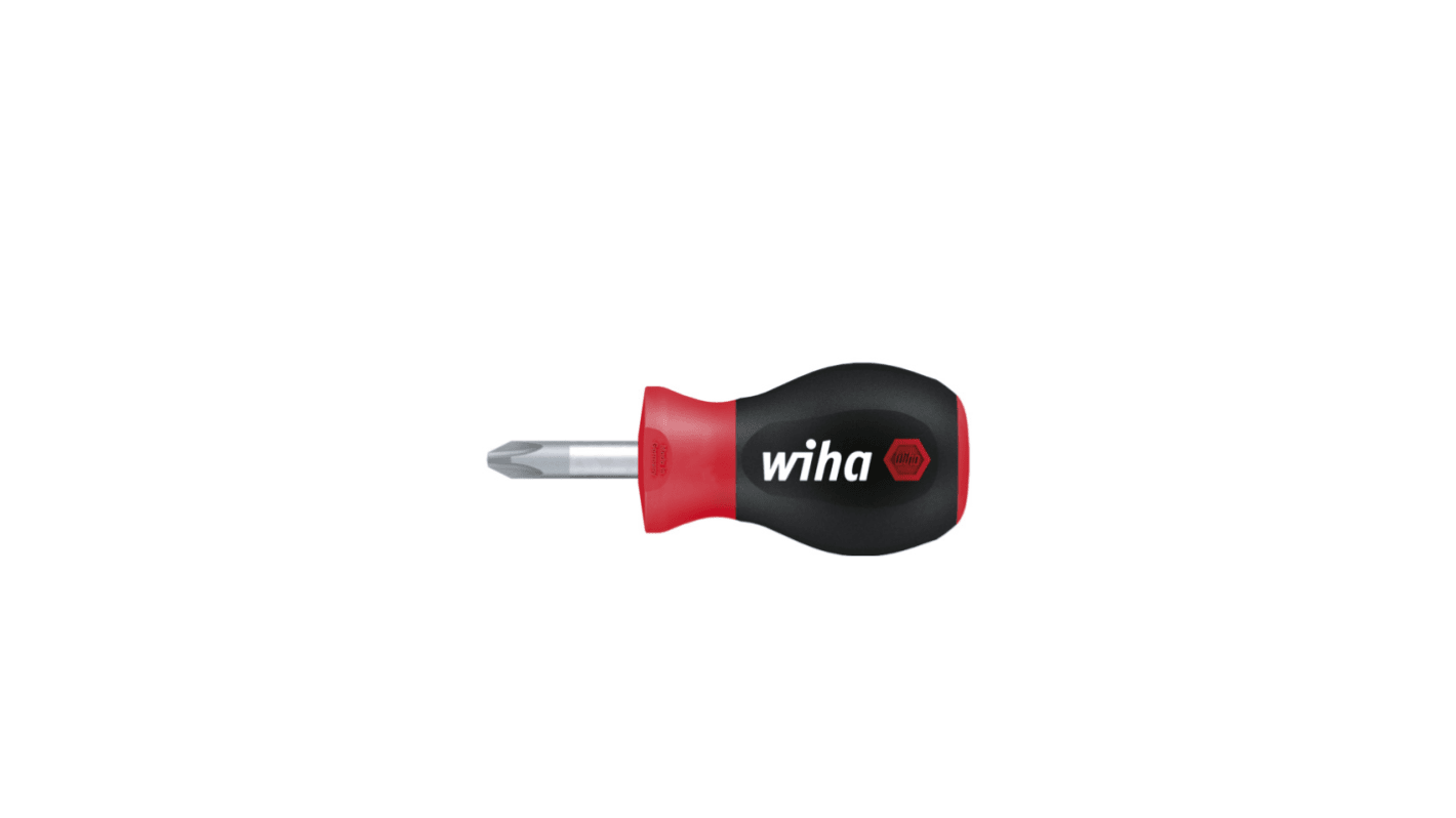 Wiha Phillips  Screwdriver, PH01 mm Tip, 25 mm Blade, 81 mm Overall