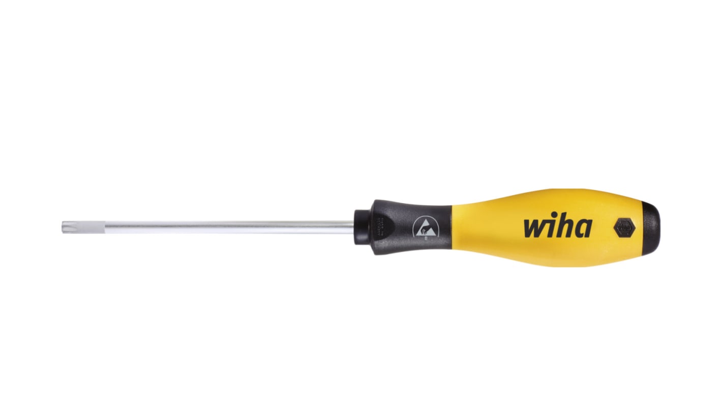 Wiha Torx  Screwdriver, T9 mm Tip, 60 mm Blade, 171 mm Overall