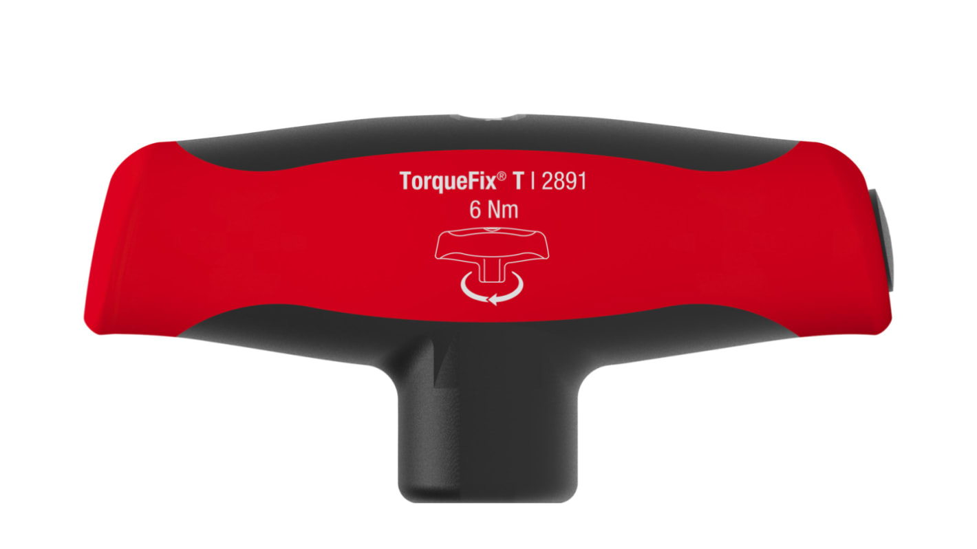 Destornillador dinamométrico Wiha de 6Nm, tamaño 6 mm, preajustado
