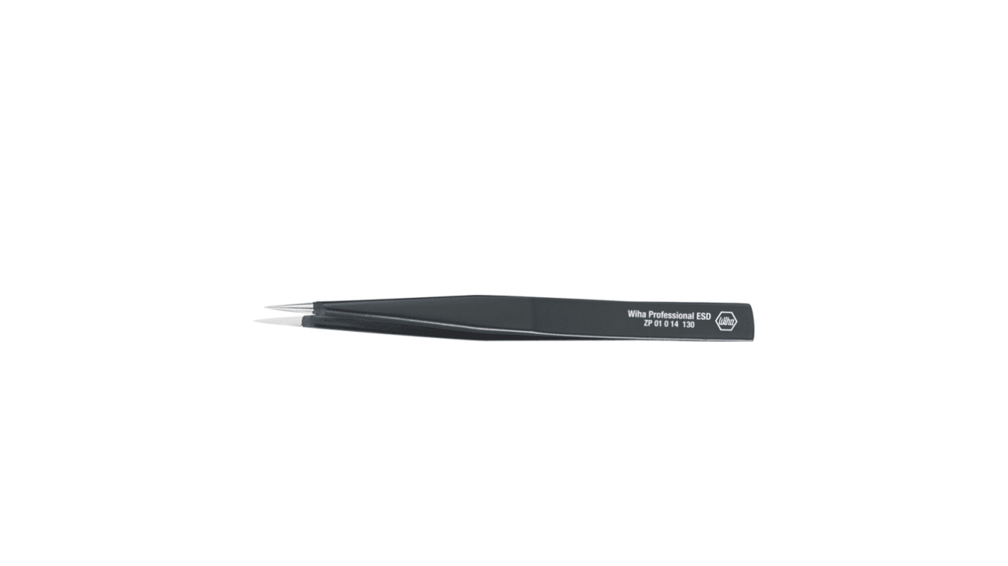 Wiha 130 mm, Extra Fine, ESD Tweezers