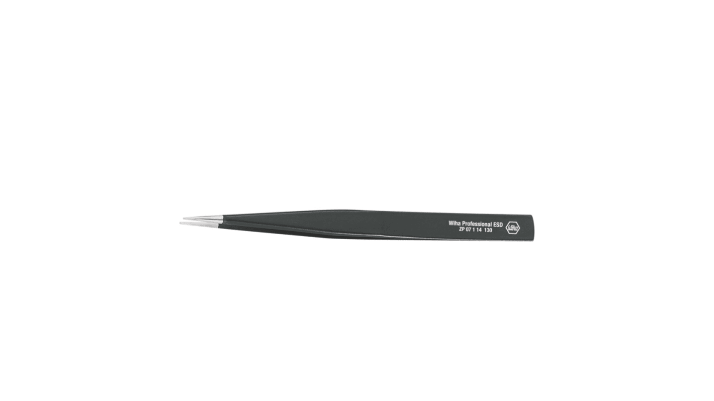 Wiha 130 mm, Extra Fine, ESD Tweezers